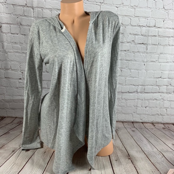 VS Victoria’s Secret Front Drape Hooded Cardigan - Picture 2 of 7